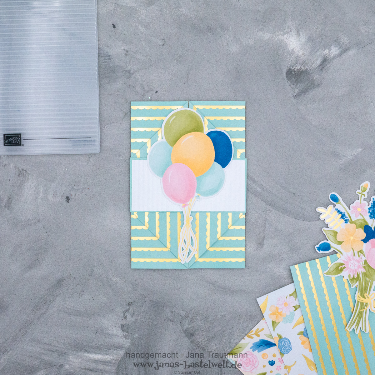 Geburtstagsballons FunFold 1 2025