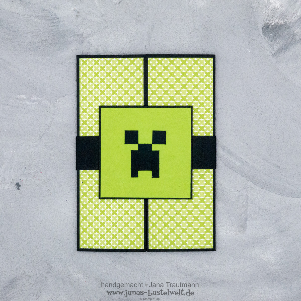 Minecraft Geburtstagskarte 1 2025